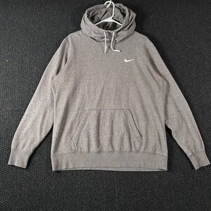 Nike Grey Pullover Hoodie Sweatshirt Cowl Women's Size XL Athletic Comfort